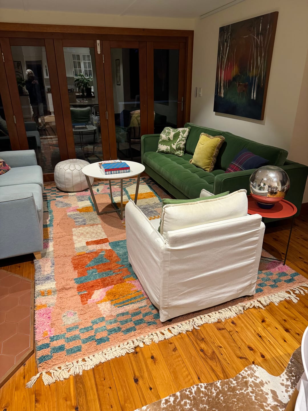 Customer photo review of Wakefa - Vibrant 6x10 Boujad Moroccan Rug - Handwoven Colorful Berber Wool Carpet | 6'43x9'94 Ft | 196x303 cm