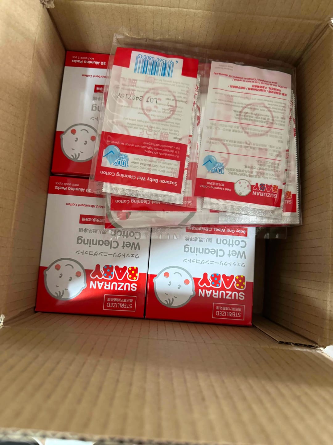 Customer photo review of Wet Cleaning Cotton 30 Sachets