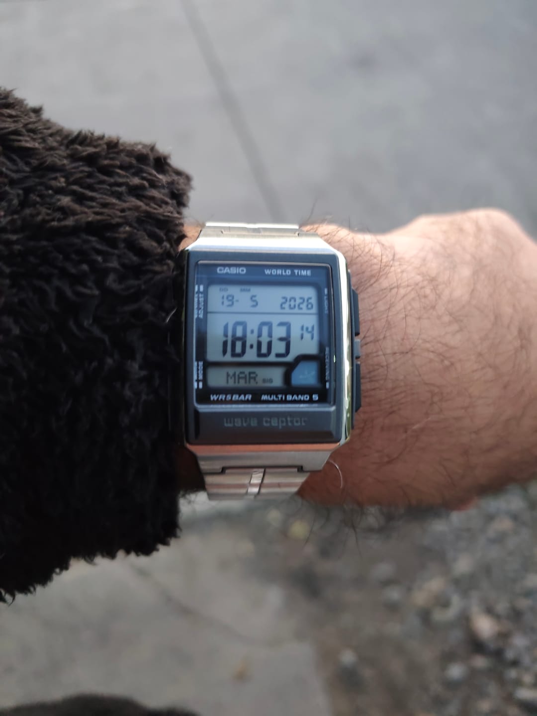Customer photo review of Reloj Casio Wave Ceptor WV-59RD-1AJF JDM