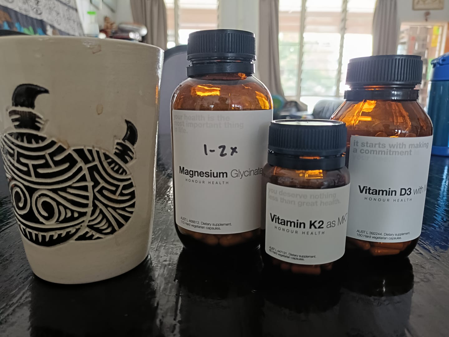 Customer photo review of Magnesium Glycinate (Pure & Unbuffered) - 110 Capsules