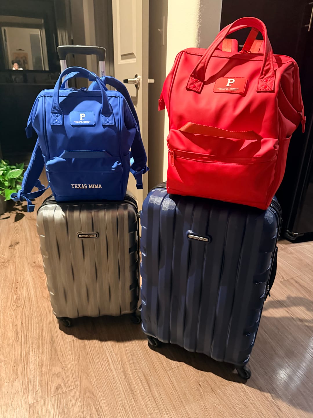 Customer photo review of Personalized Cascade Backpack - Compact