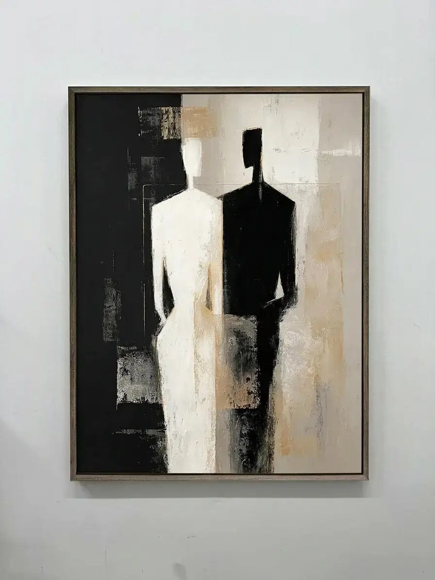 Customer photo review of Minimalist Figure Painting #ZRV008