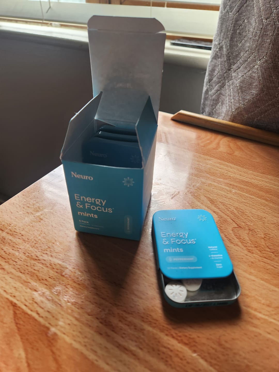Customer photo review of Calm & Clarity Mints