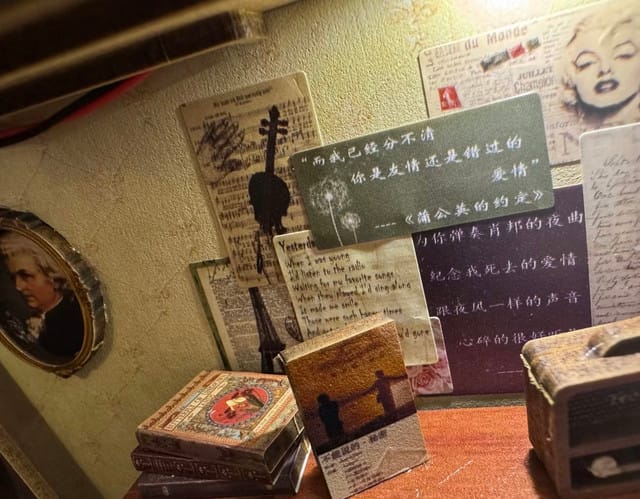 Customer photo review of DIY Book Nook Kit - The Secret Rhythm