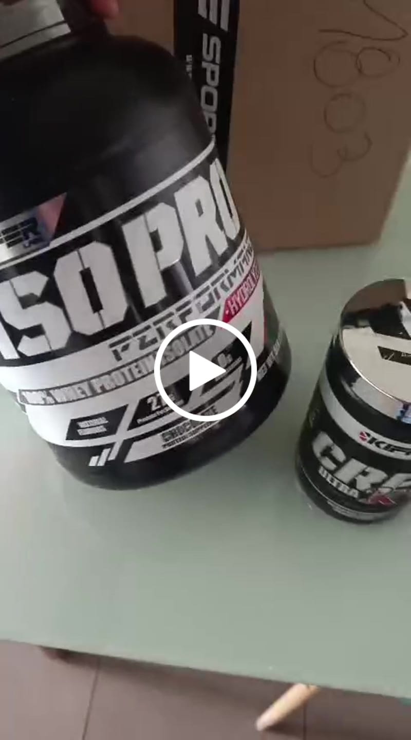 Customer video review of Creatina Ultra x pro Creapure® 400g