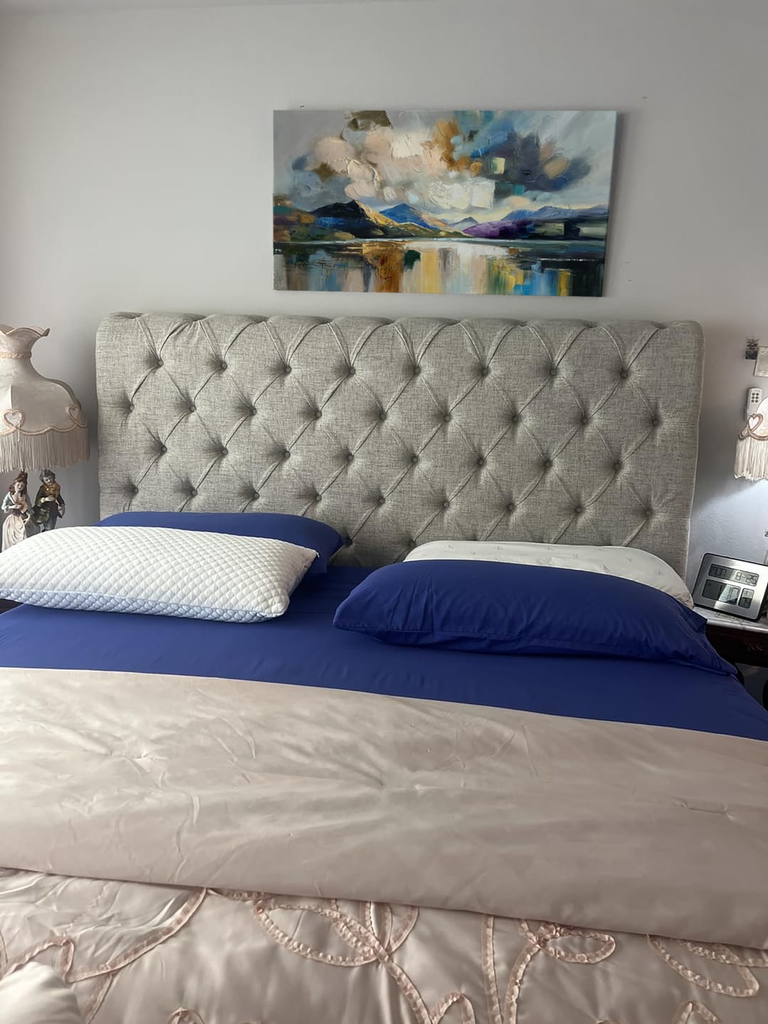 Customer photo review of Colorful Ocean And Sky Abstract Textured Wall Art #OS099
