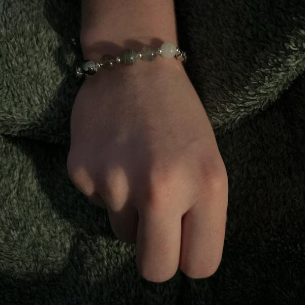 Customer photo review of Moon Phases Crystal Healing Bracelet