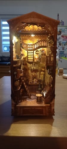 Customer photo review of DIY Book Nook Kit - Magic World