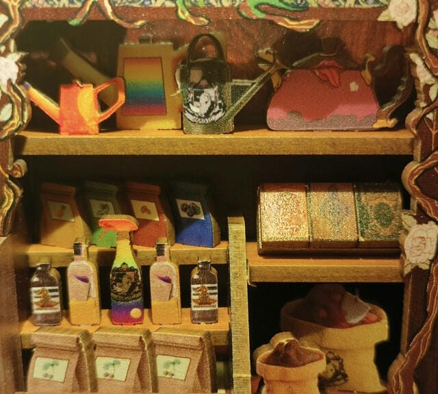 Customer photo review of DIY Book Nook Kit - Fantasy Plant Shop
