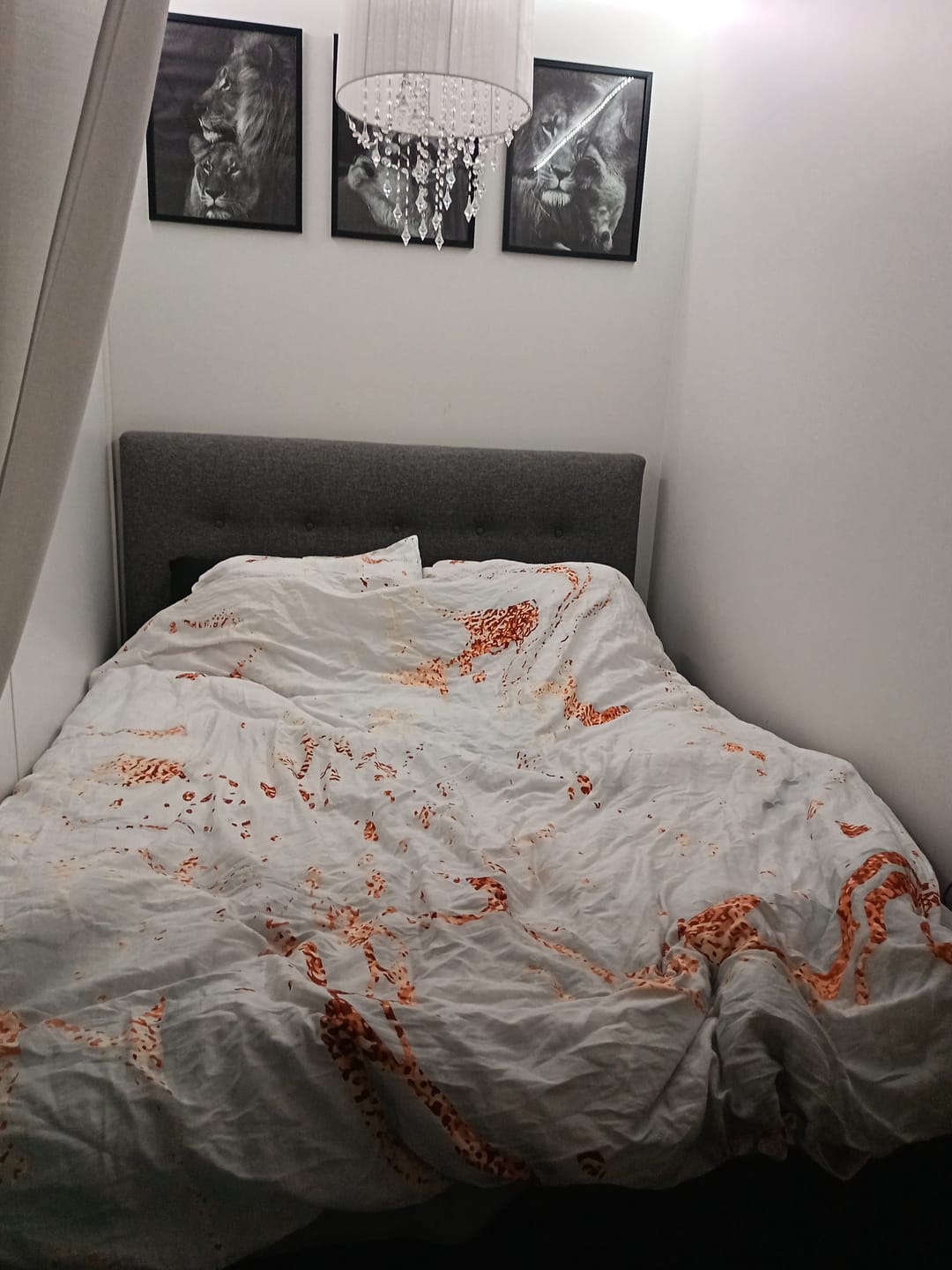 Customer photo review of Bianco - Valkoinen puuvillasatiini pussilakanasetti