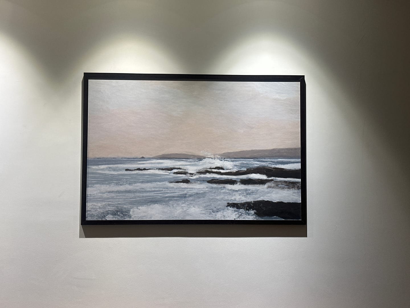 Customer photo review of Constantine Bay Landscape Framed Art