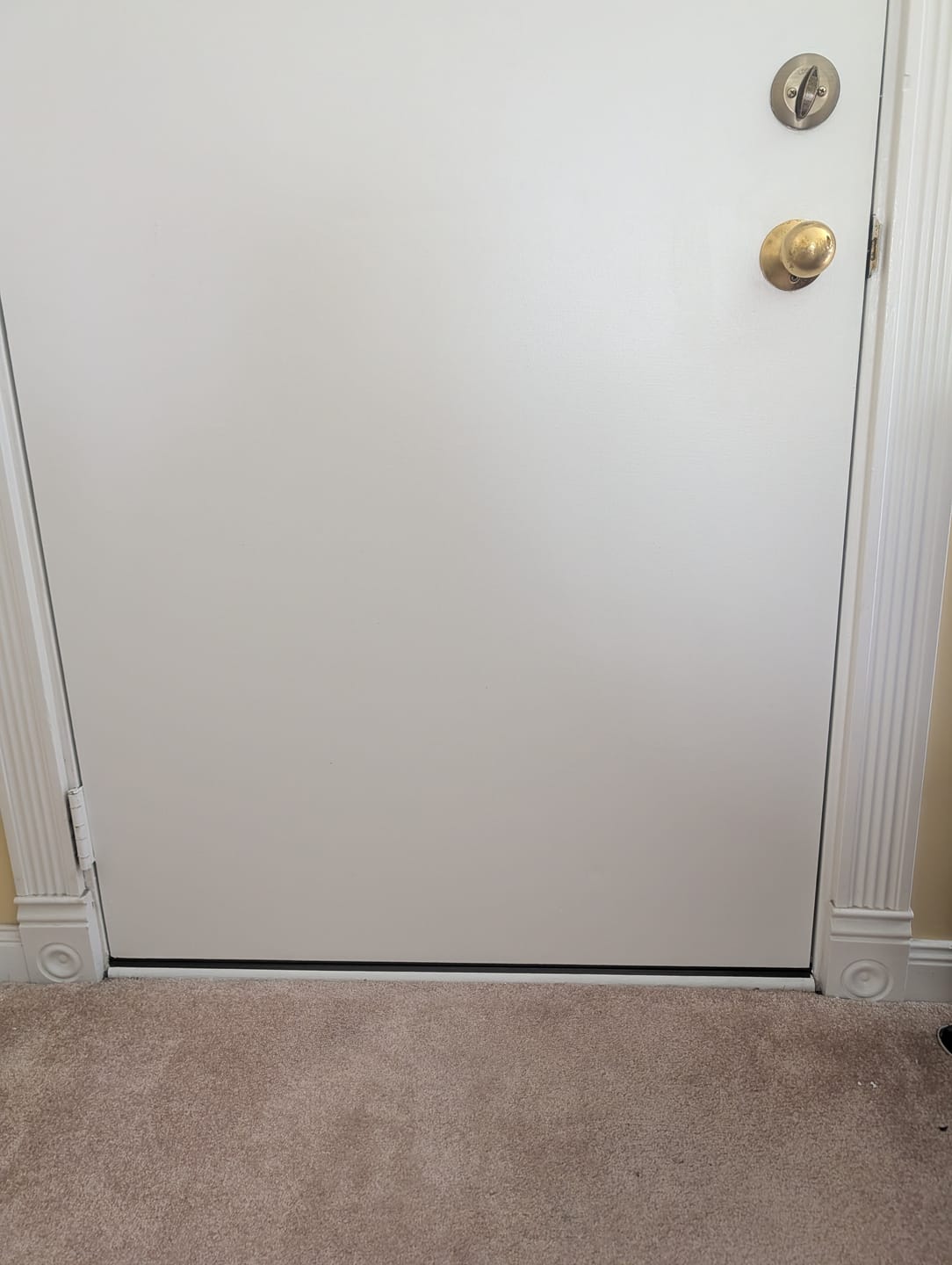 Customer photo review of Pease Slide-On Steel Door Sweep
