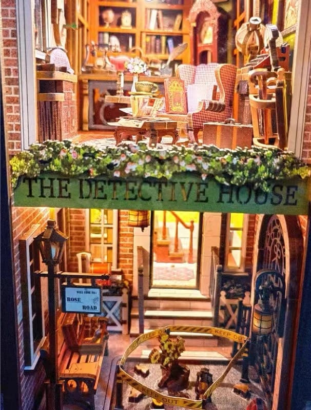 Customer photo review of DIY Book Nook Kit - Rose Detective Agency