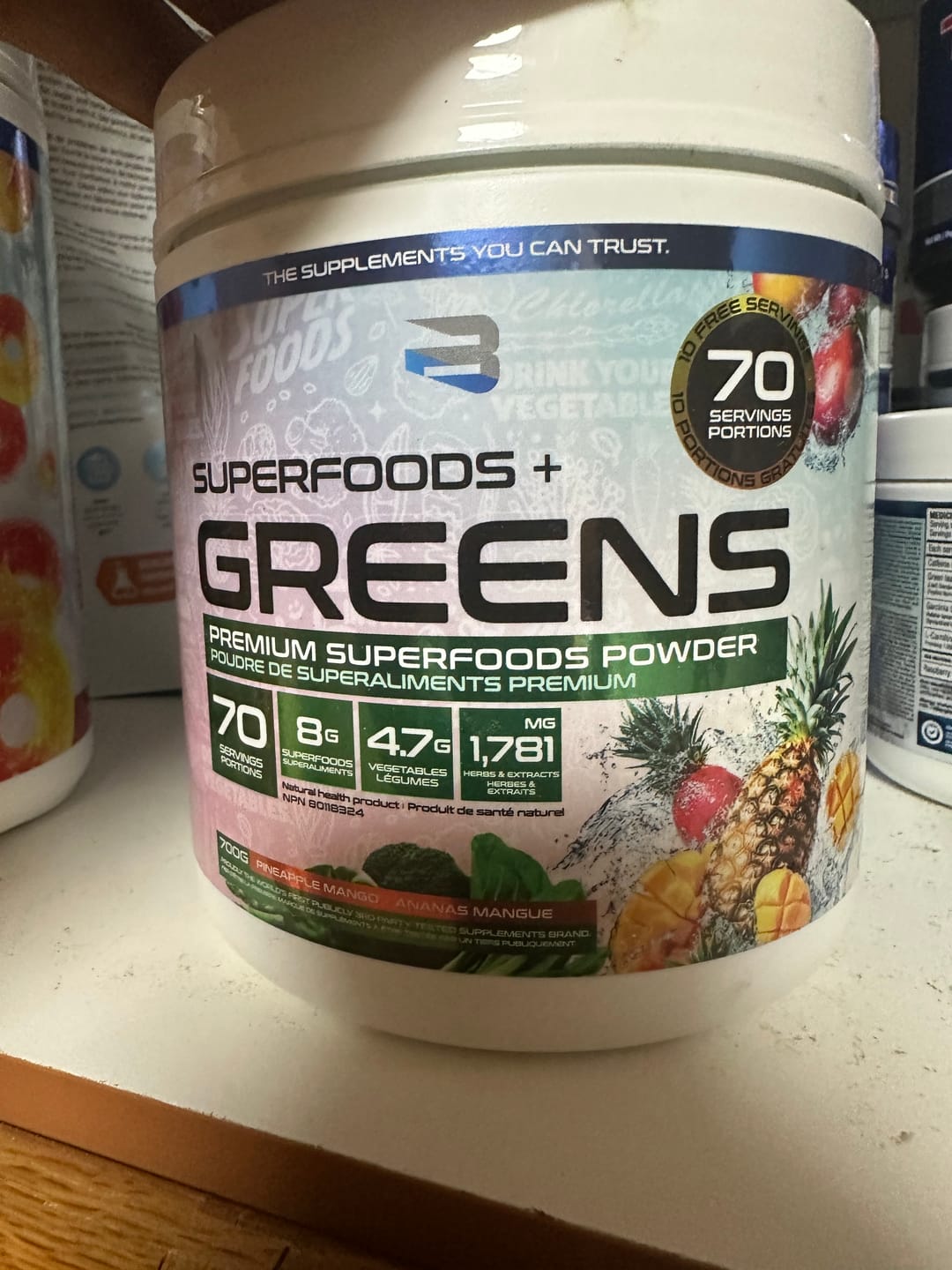 Customer photo review of Superfoods + Greens