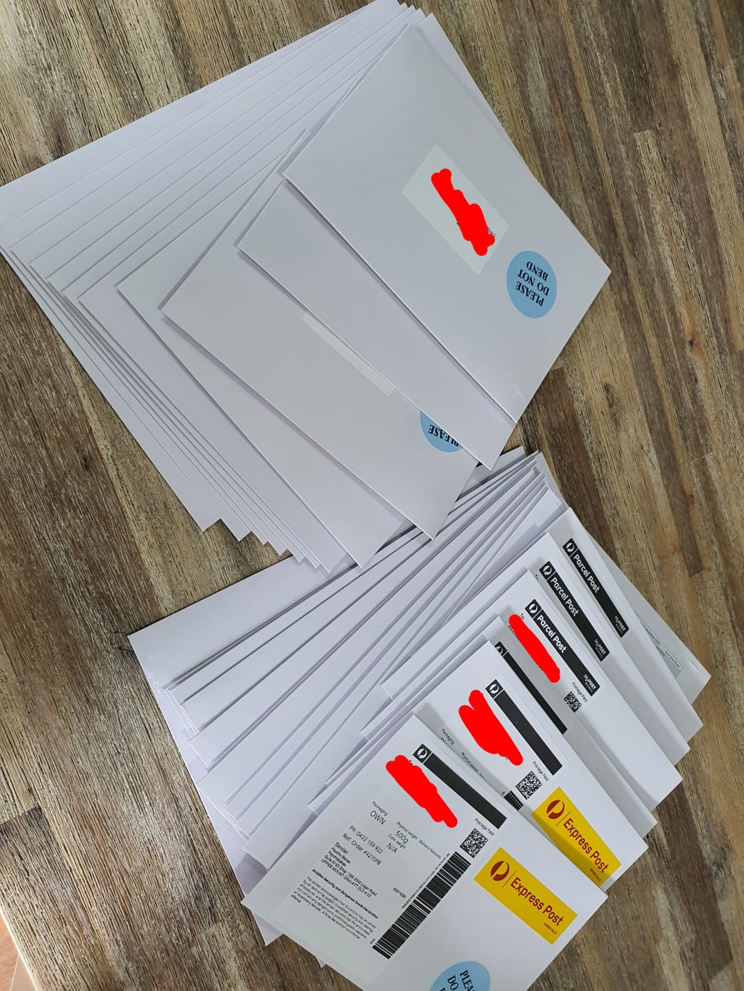 Customer photo review of Card Envelope 04 235mm x 325mm 300gsm A4 Tough Bag