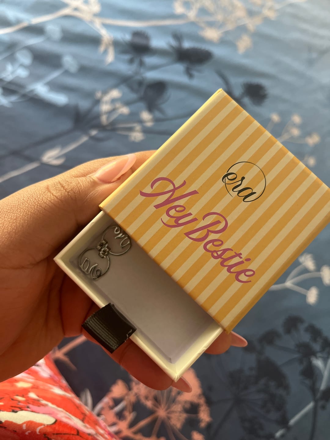 Customer photo review of Silver Era Logo Studs
