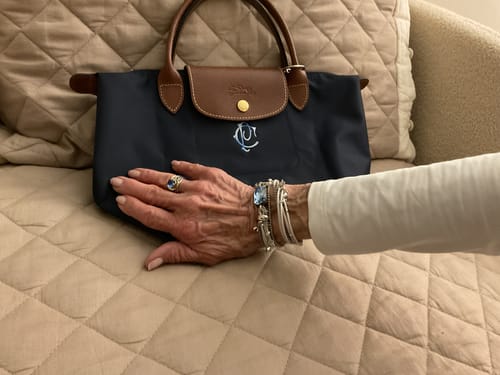 Customer photo review of Signature Leather Charm