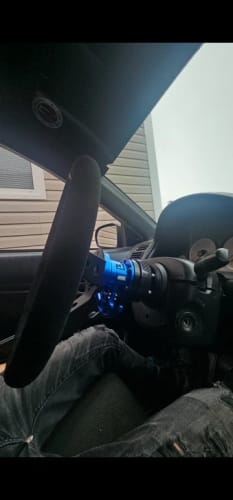 Customer photo review of Drift Tilt Steering Wheel Quick Release Hub