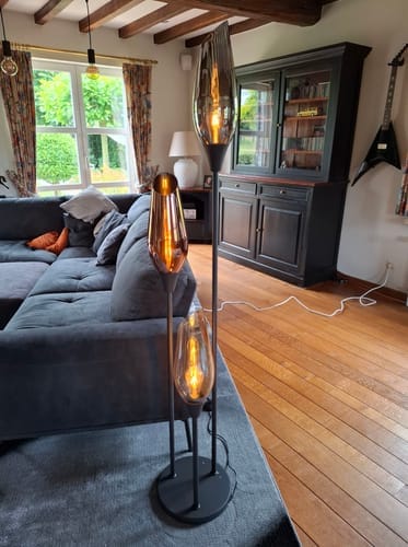 Customer photo review of Vloerlamp Alune - 3-lichts - Mix - Glas - 168 cm