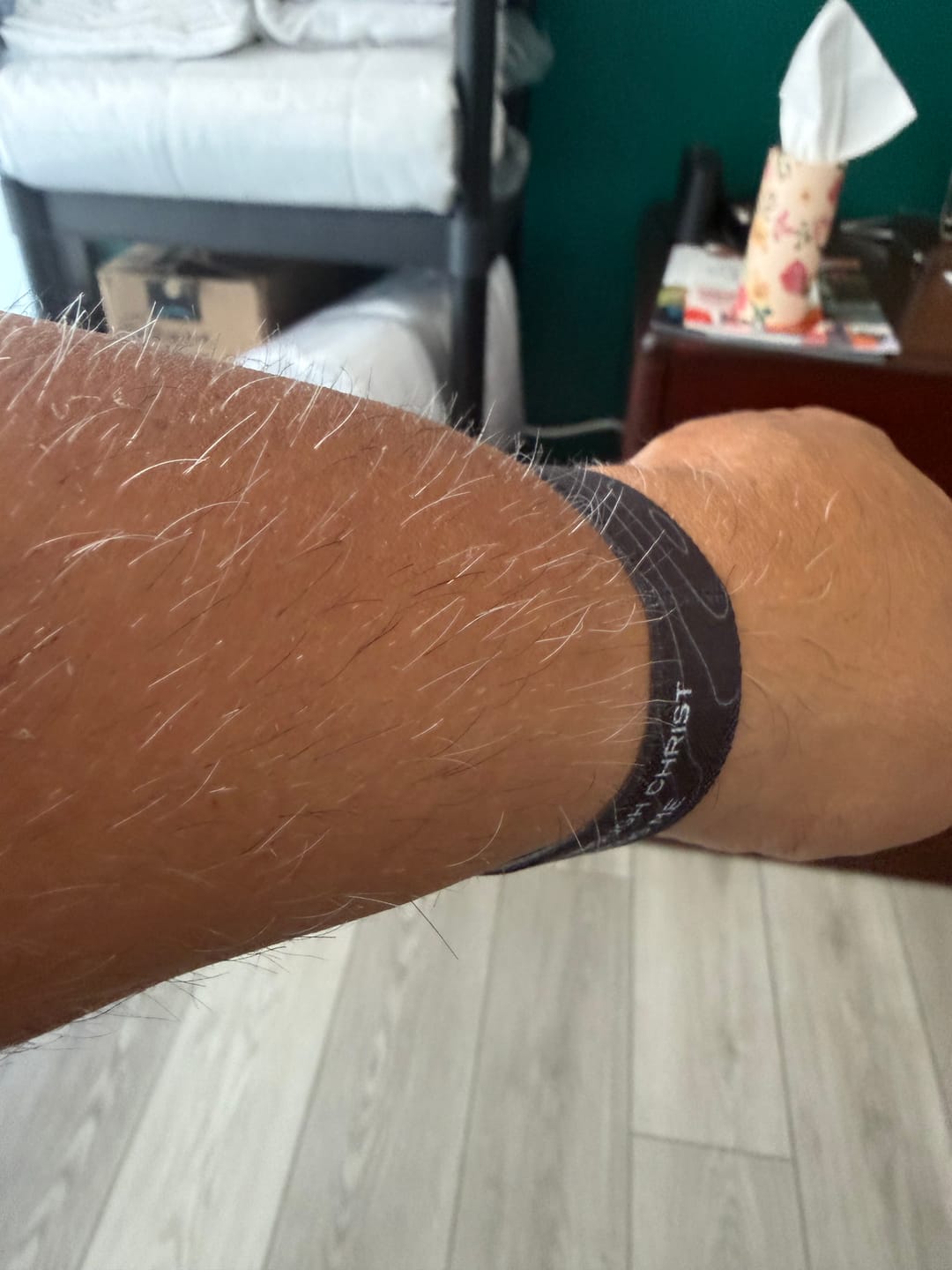 Customer photo review of Daily Bible Verse Wristband