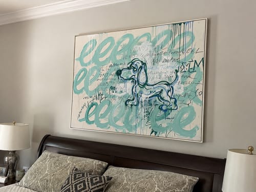 Customer review photo for Abstract Graffiti Art #CSQ044