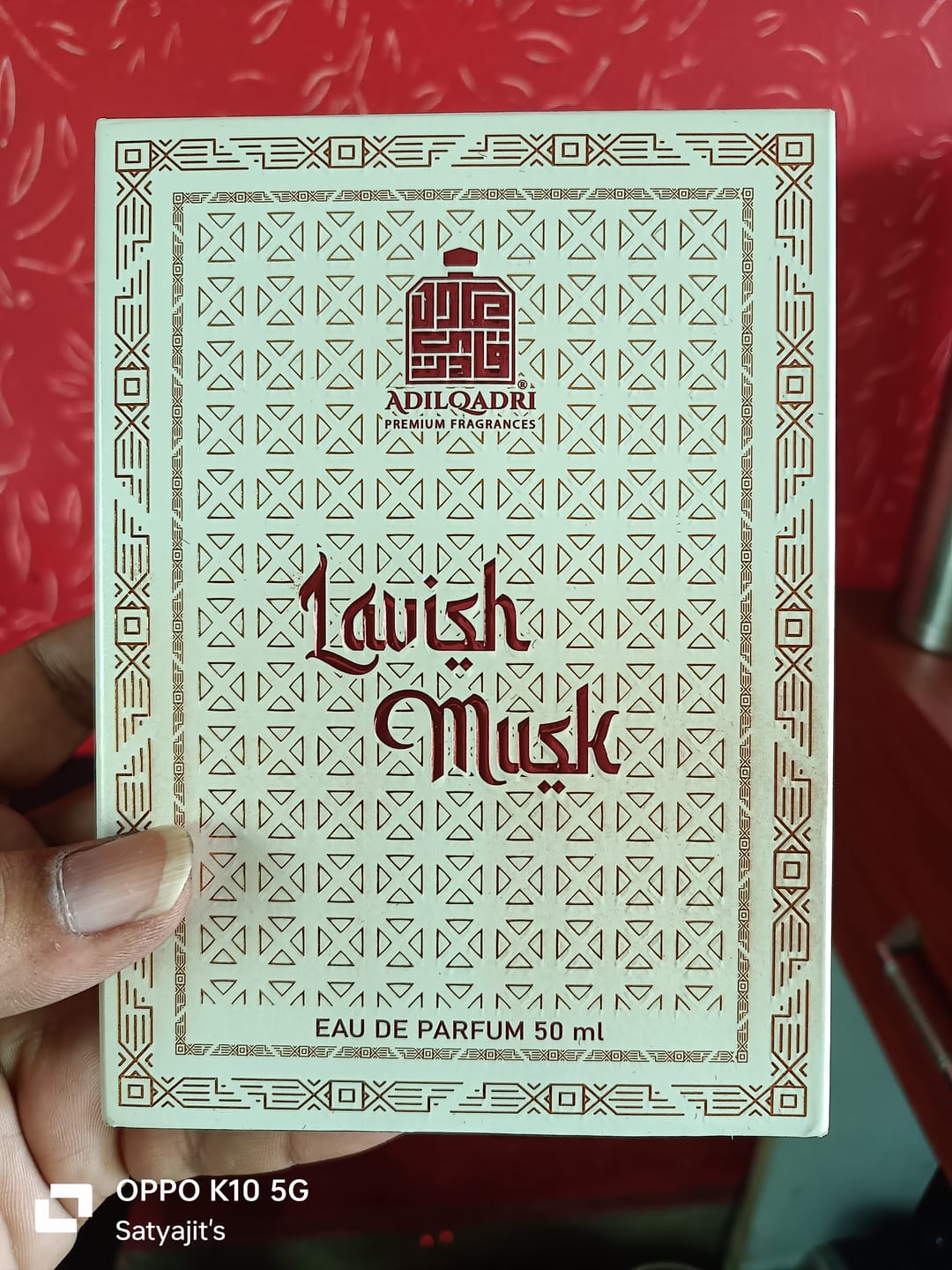 Customer photo review of Lavish Musk Perfume Spray 50 ML
