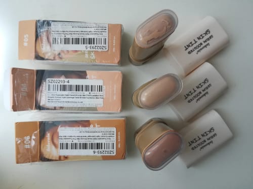 Customer photo review of Cove Balm Serum Boosted Skin Tint Balm