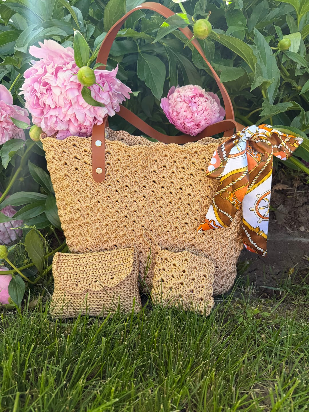 Customer photo review of CrochetPark™ Aveline crochet Shoulder Bag Kit