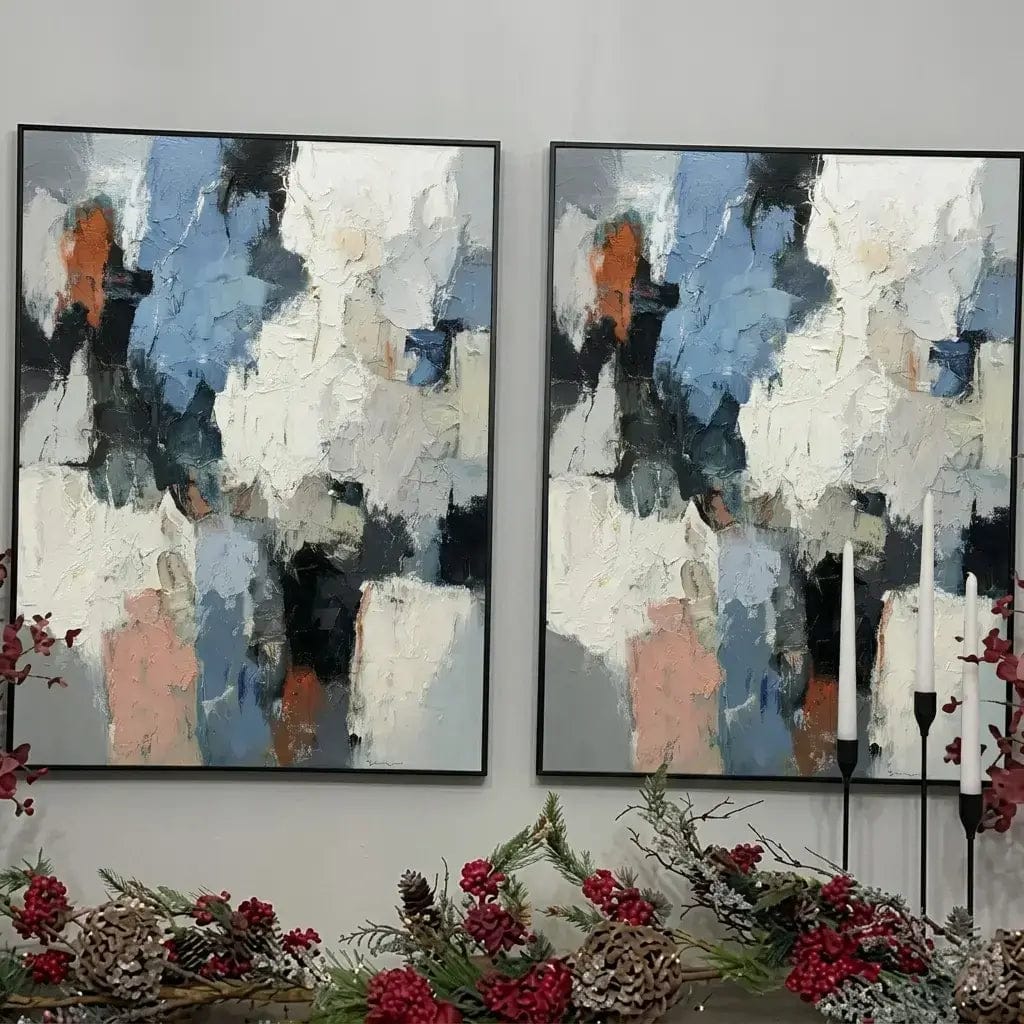 Customer photo review of Colorful Abstract Wall Art #CXV022