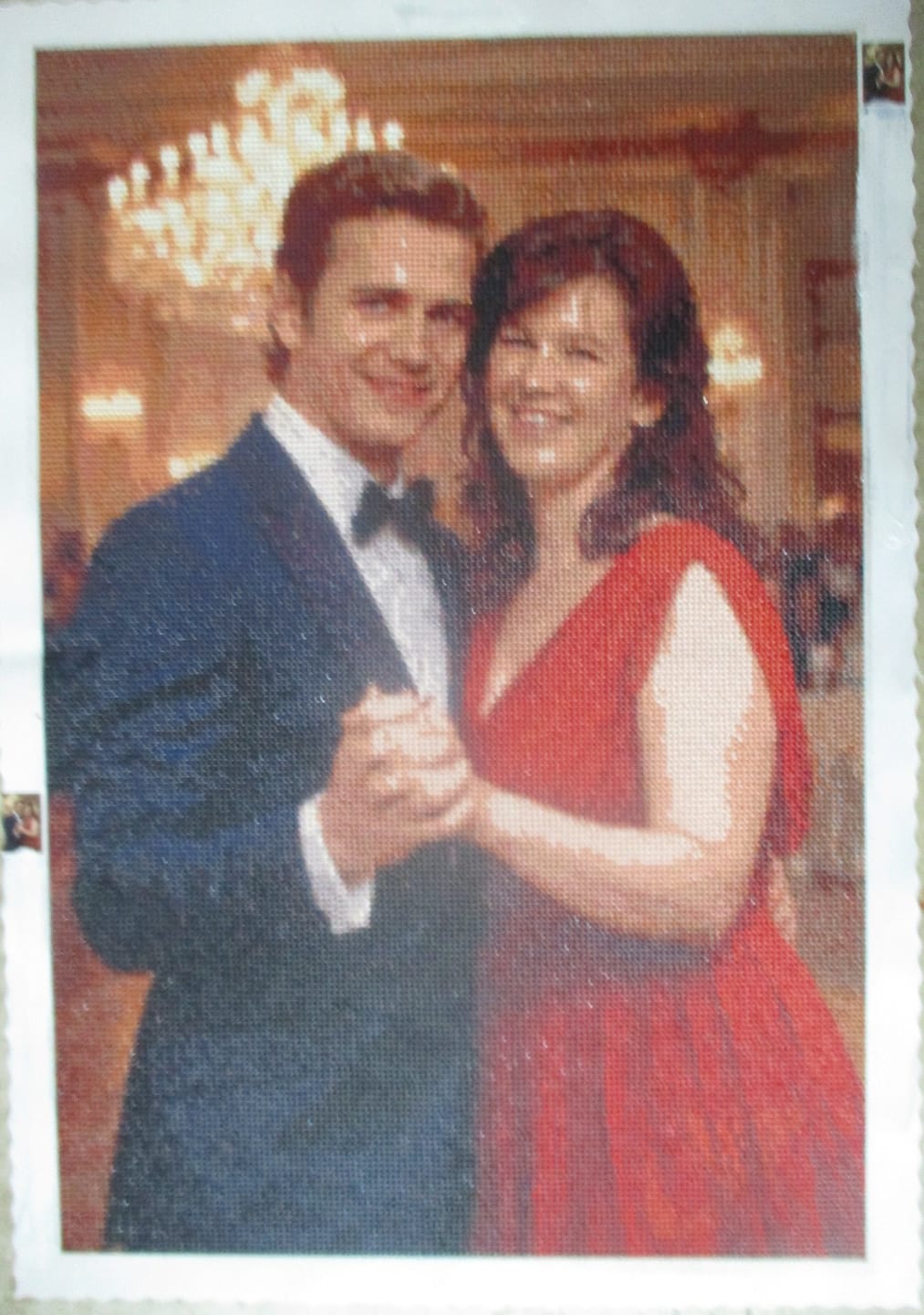 Customer photo review of Custom Diamond Painting Kits - Upload Any Image - Create Your Own