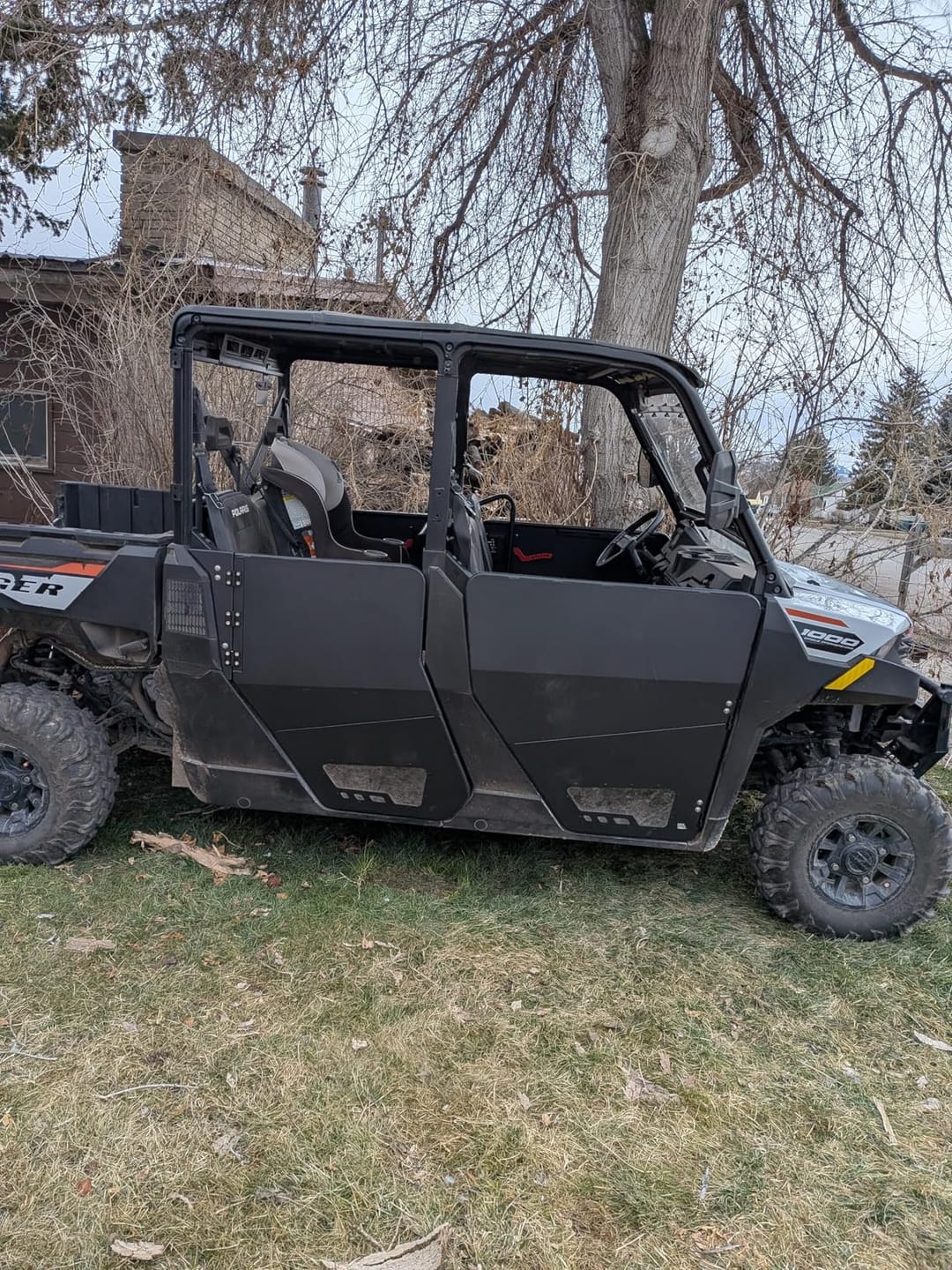 Customer photo review of Aluminum Half Doors for Polaris Ranger Crew XP 1000 (2019-2026)
