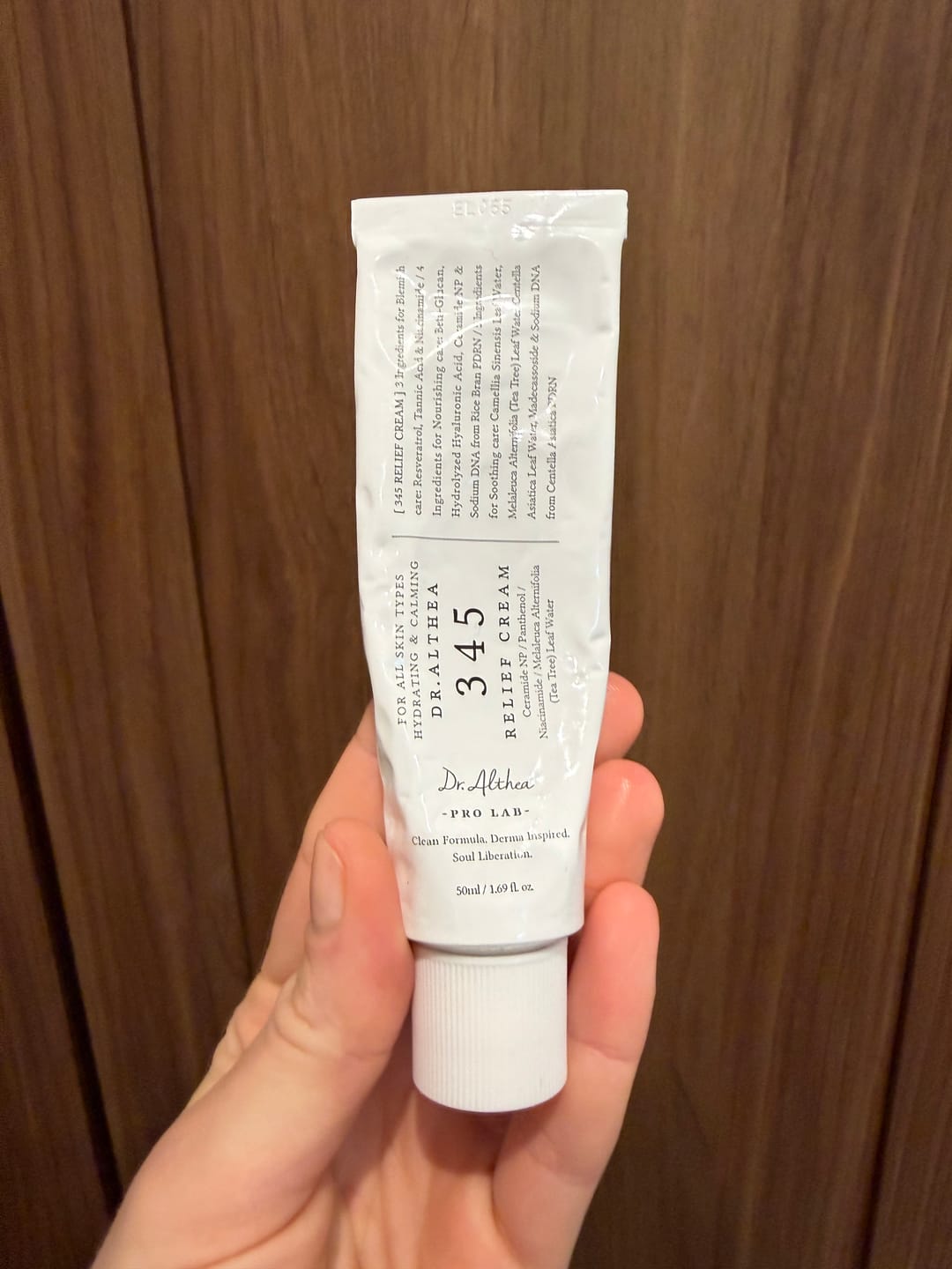 Customer photo review of Nomierinošs krēms ar resveratrolu Dr. Althea 345 Relief Cream