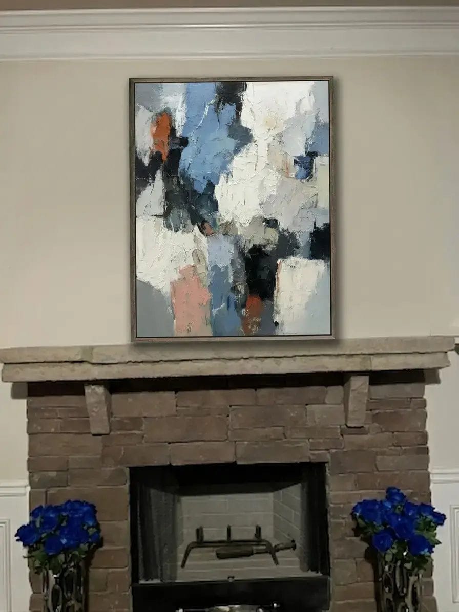 Customer photo review of Colorful Abstract Wall Art #CXV022