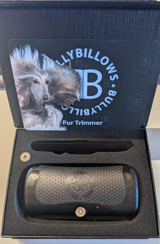 Customer photo review of Dog Deshedding Comb - Dog, Horse & Cat - Black