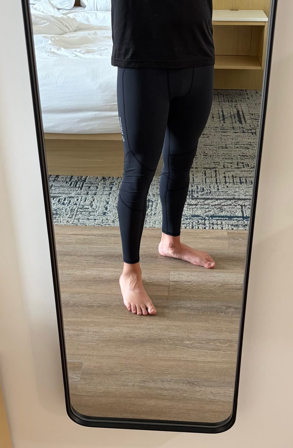 Customer photo review of Compression Swim / Workout Leggings for Men UPF 50+