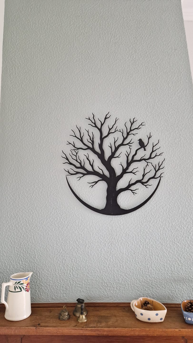 Customer photo review of Décoration Murale en Métal - Arbre Silencieux