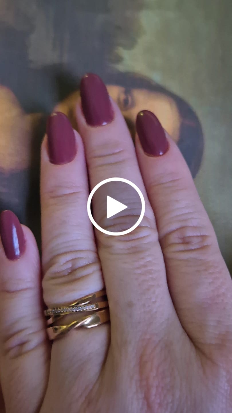 Customer video review of Anel Lucia Duplo Banhado em Ouro 18k