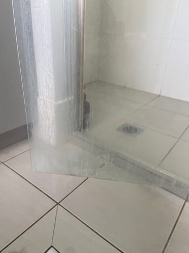 Customer photo review of GLASSGUARD® Glass Restoration Stain Remover Diamond Edition