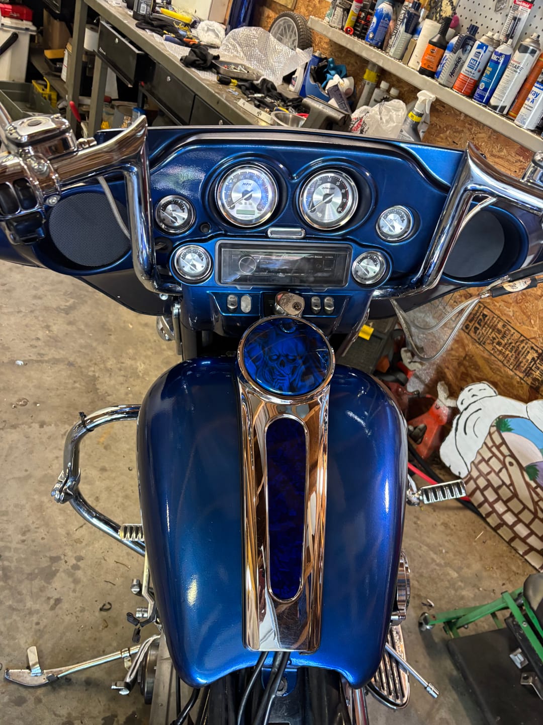 Customer photo review of Liberty Blue Spray Can Midcoat