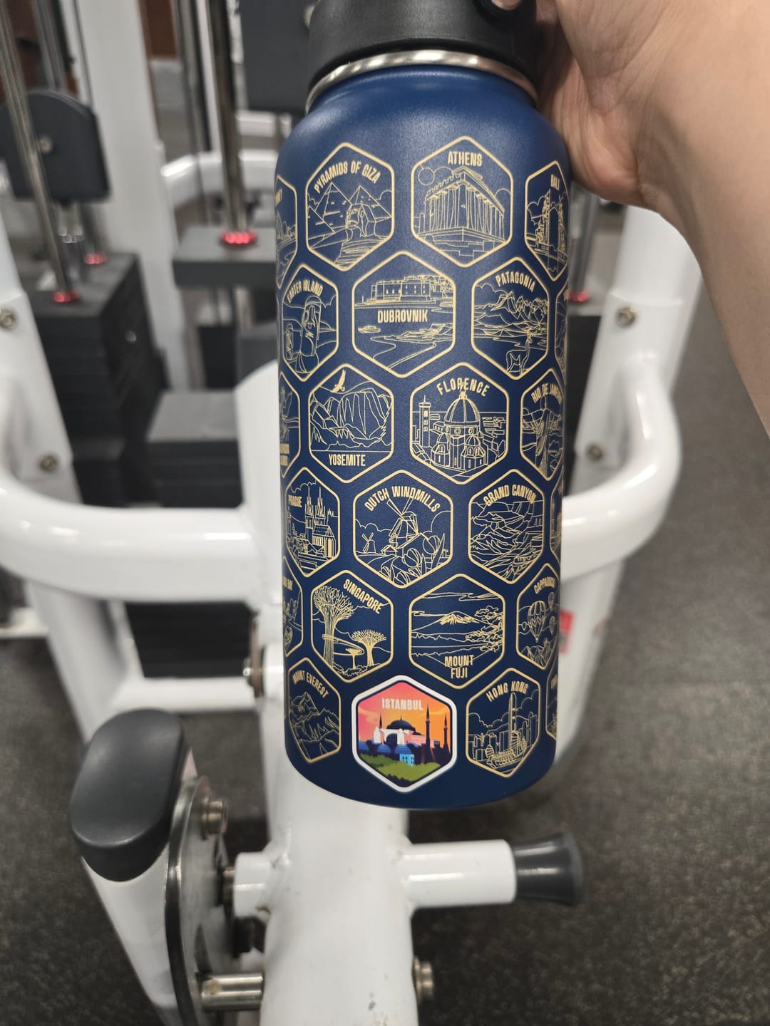 Customer photo review of Extra World Explorer Sticker Set