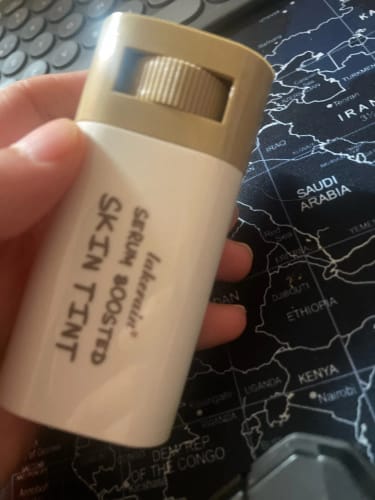 Customer photo review of Cove Balm Serum Boosted Skin Tint Balm