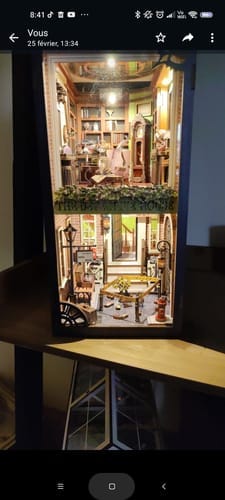 Customer photo review of DIY Book Nook Kit - Rose Detective Agency