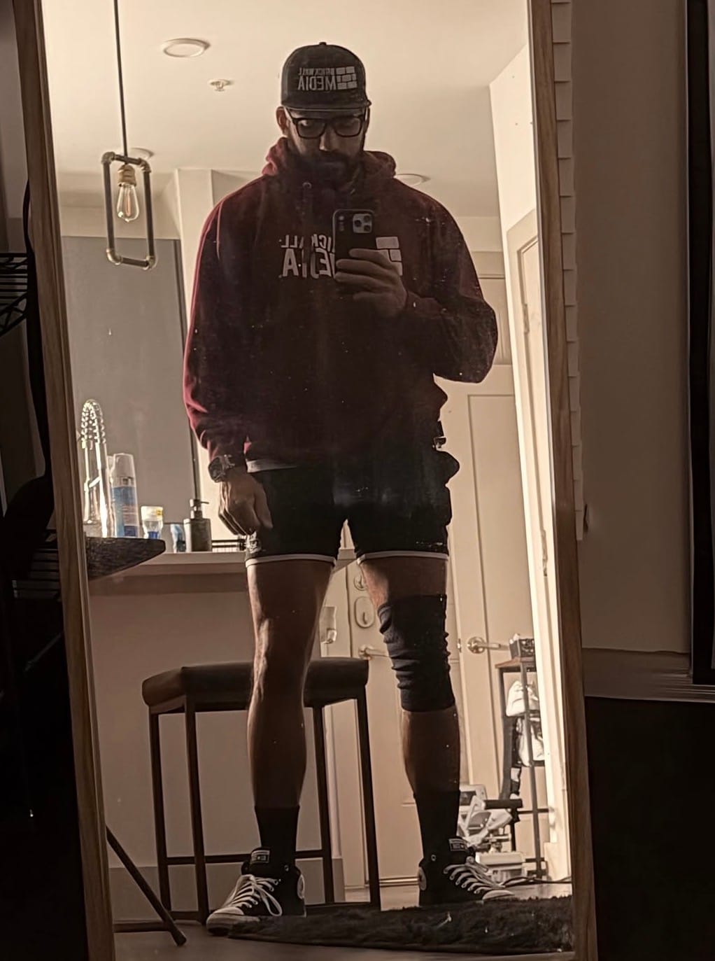 Customer photo review of ONYX DRI-FIT SHORTS