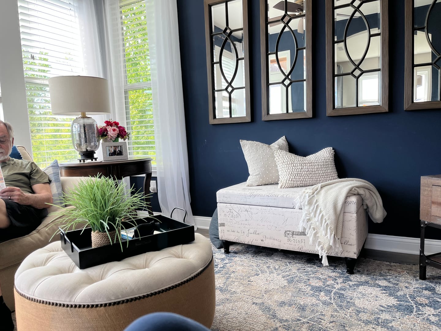 Customer photo review of Wool Blend Pillow Cover