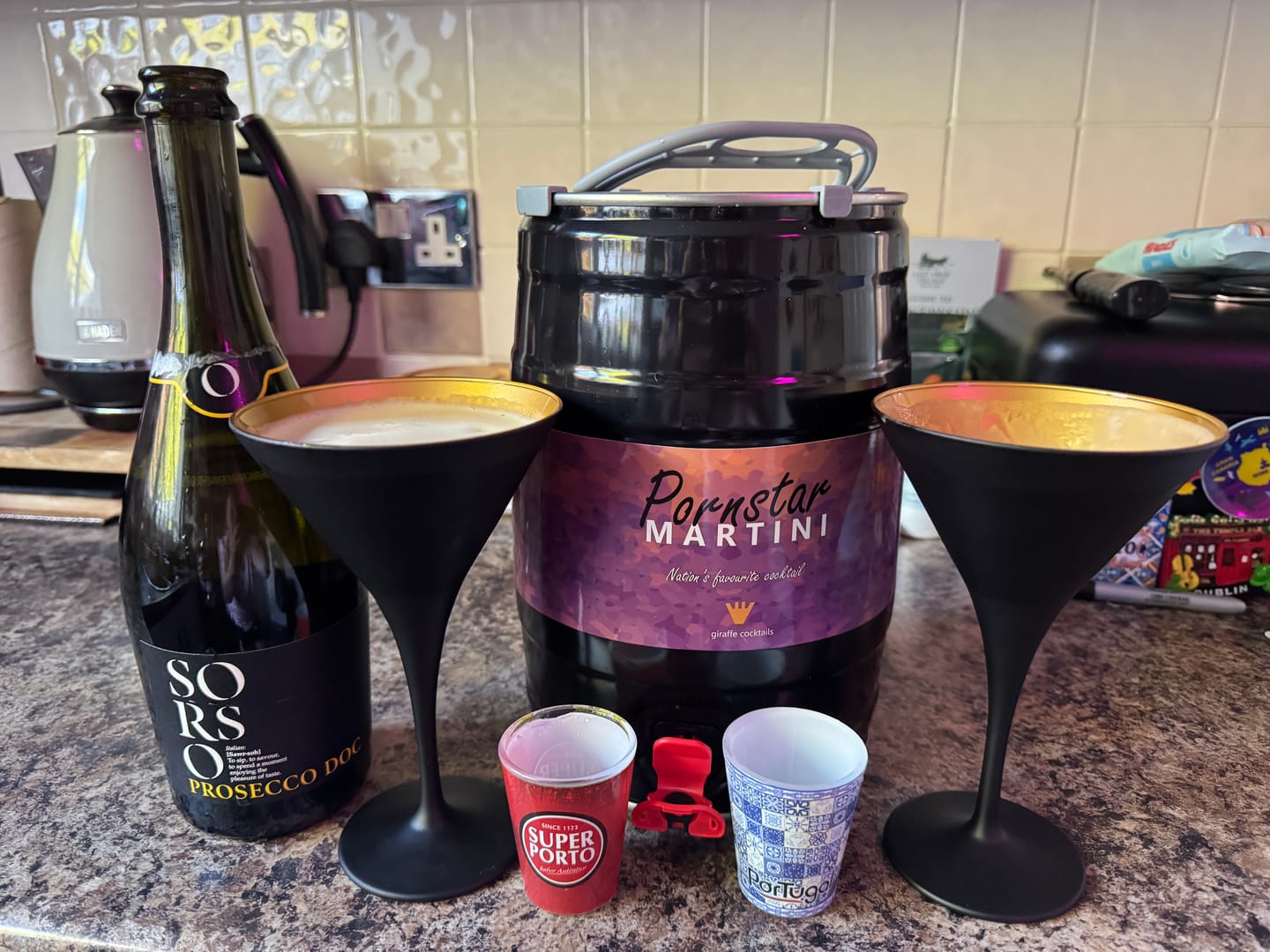 Customer photo review of Pornstar Martini 5L Cocktail Keg