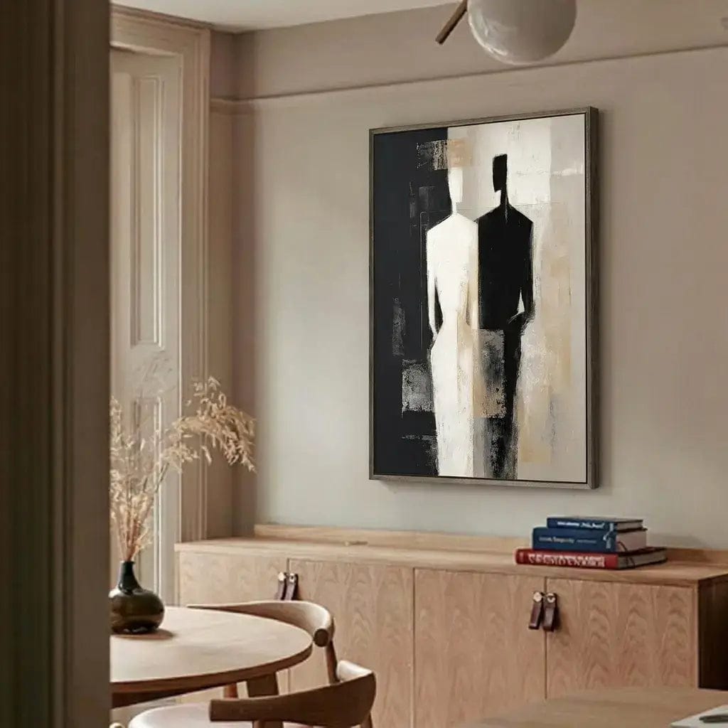 Customer photo review of Minimalist Figure Painting #ZRV008