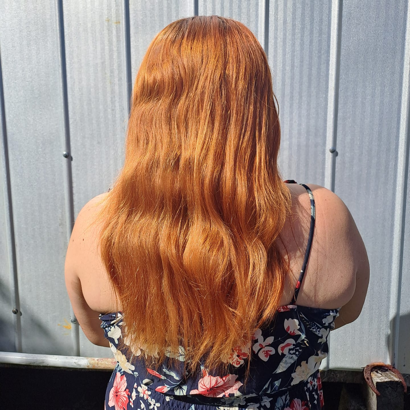 Customer photo review of Henna Jamila Hair -  Cobrizo Natural y Duradero  👩🏼‍🦰