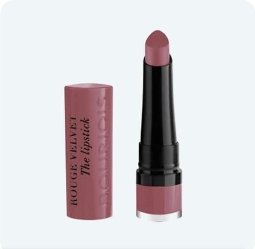 مراجعة بالصور من عميل لمنتج Bourjois Velvet Lipstick – Long-Wearing Matte Finish Lip Color