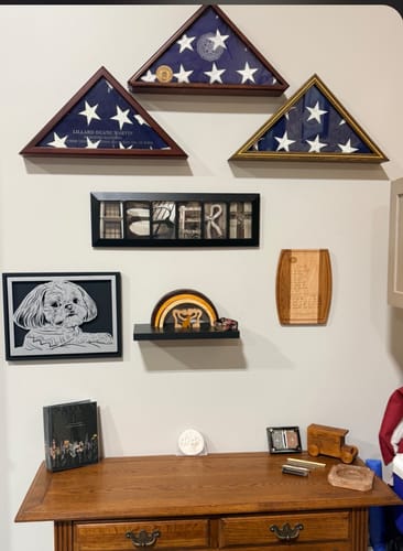 Customer photo review of Custom Pet Metal Portrait