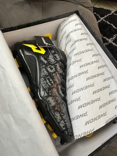 Customer photo review of Batman Cleats — Quantum Speed by Phenom Elite